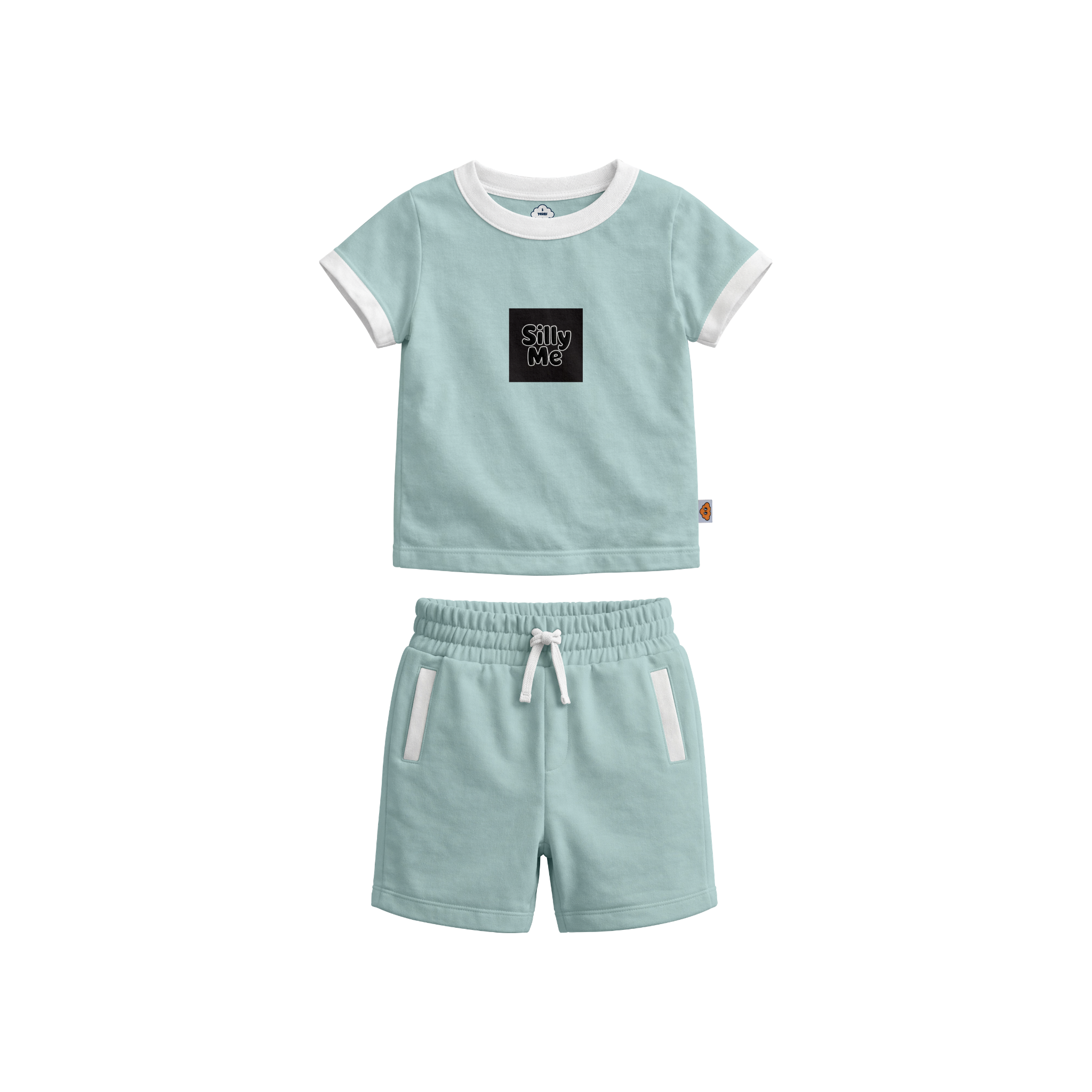 Embroidered Shirt & Shorts Set