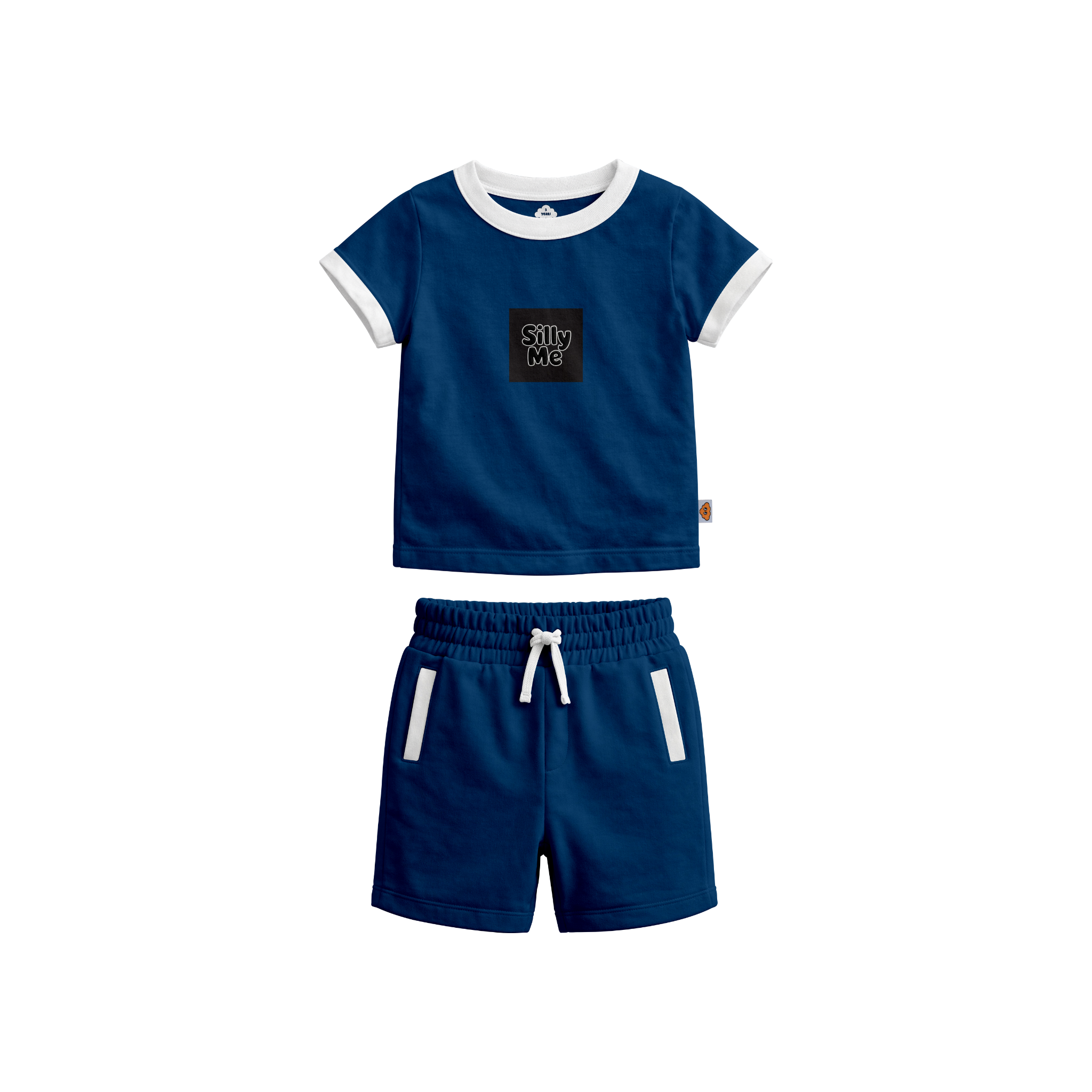 Embroidered Shirt & Shorts Set