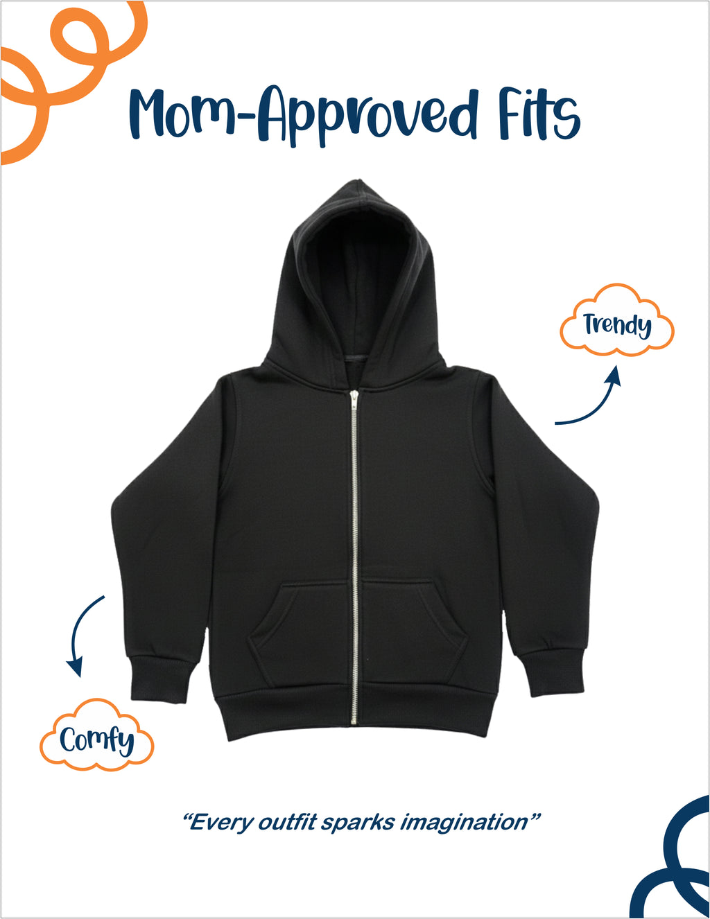 Tic Tac Toe Kids Hoodie – Soft, Creative & Cute