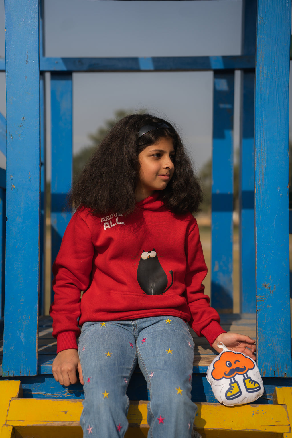 Above All Snuggle Red Hoodie