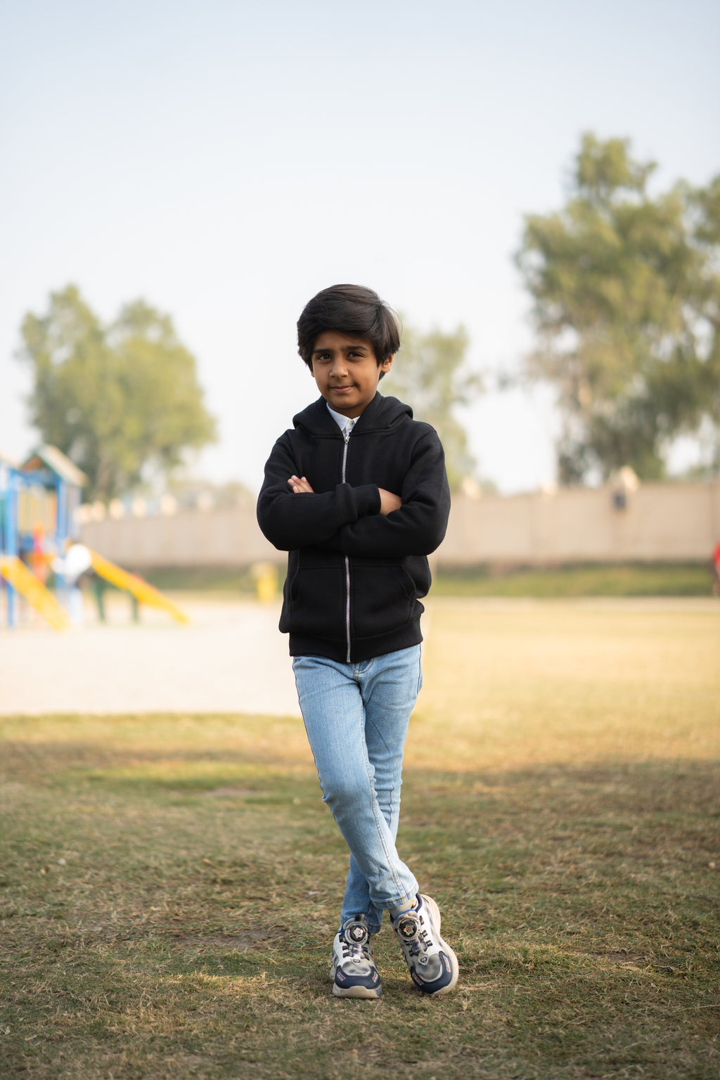 Tic Tac Toe Kids Hoodie – Soft, Creative & Cute