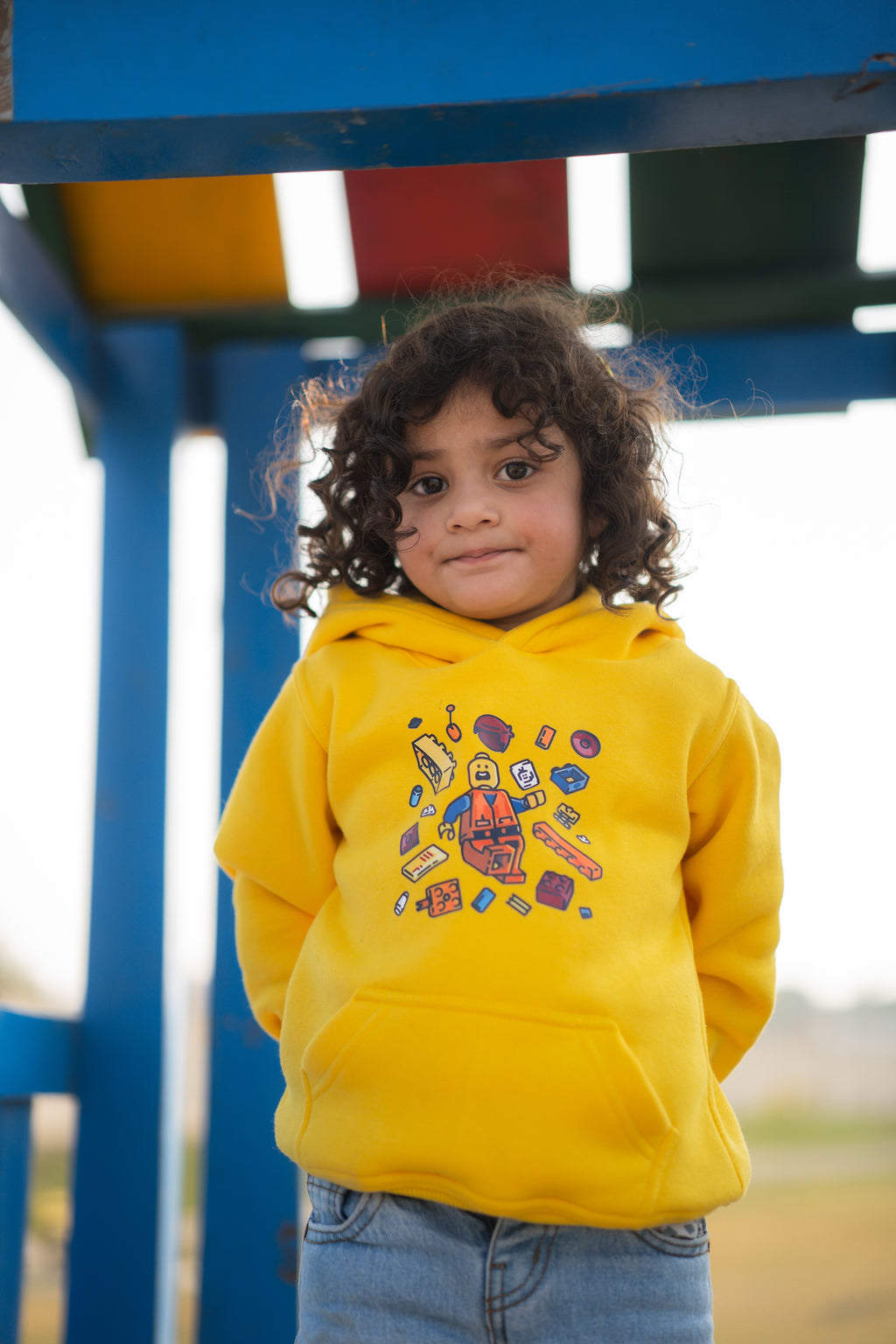 Mr. Silly’s Yellow Cloud-Puff Unisex Hoodie