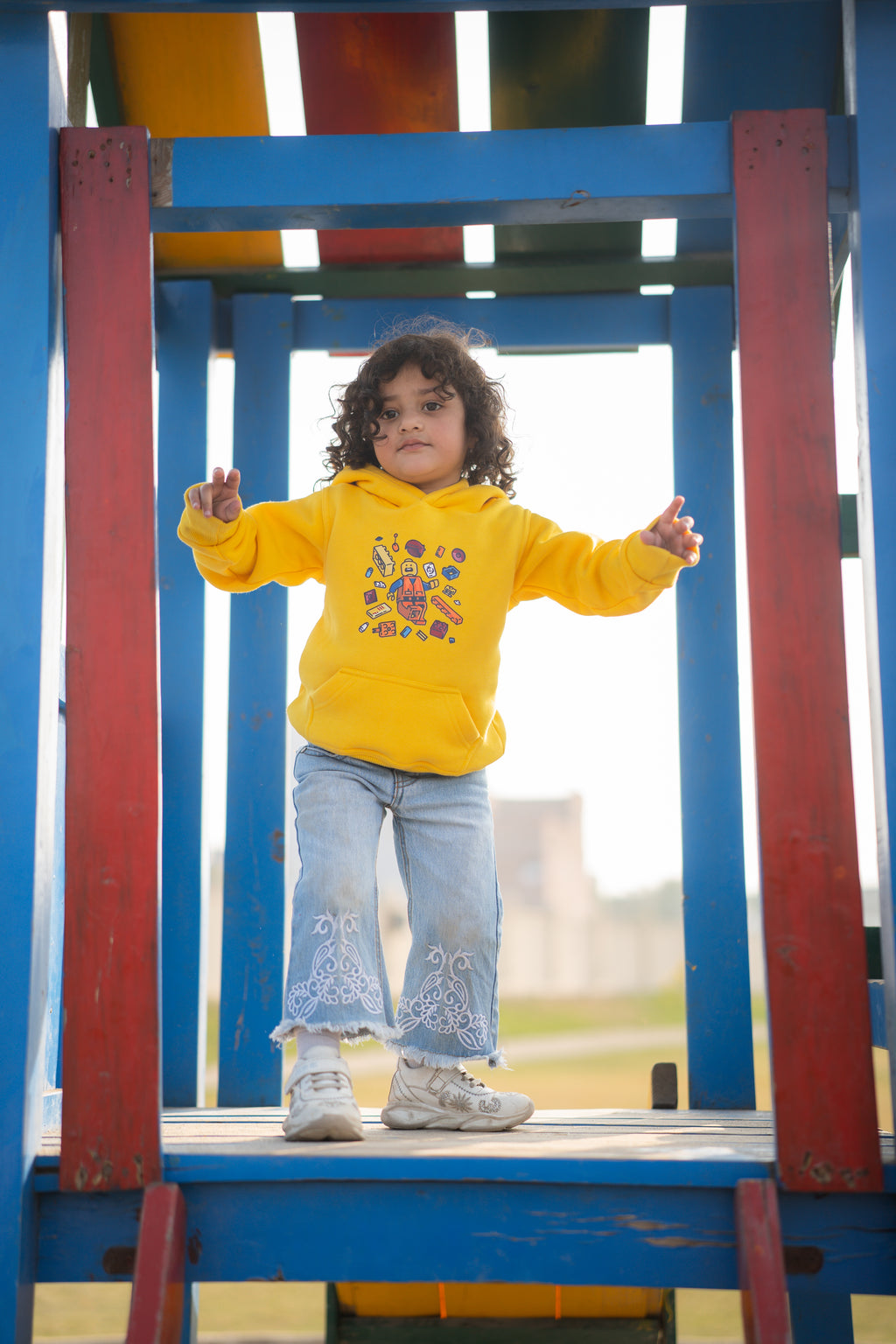 Mr. Silly’s Yellow Cloud-Puff Unisex Hoodie