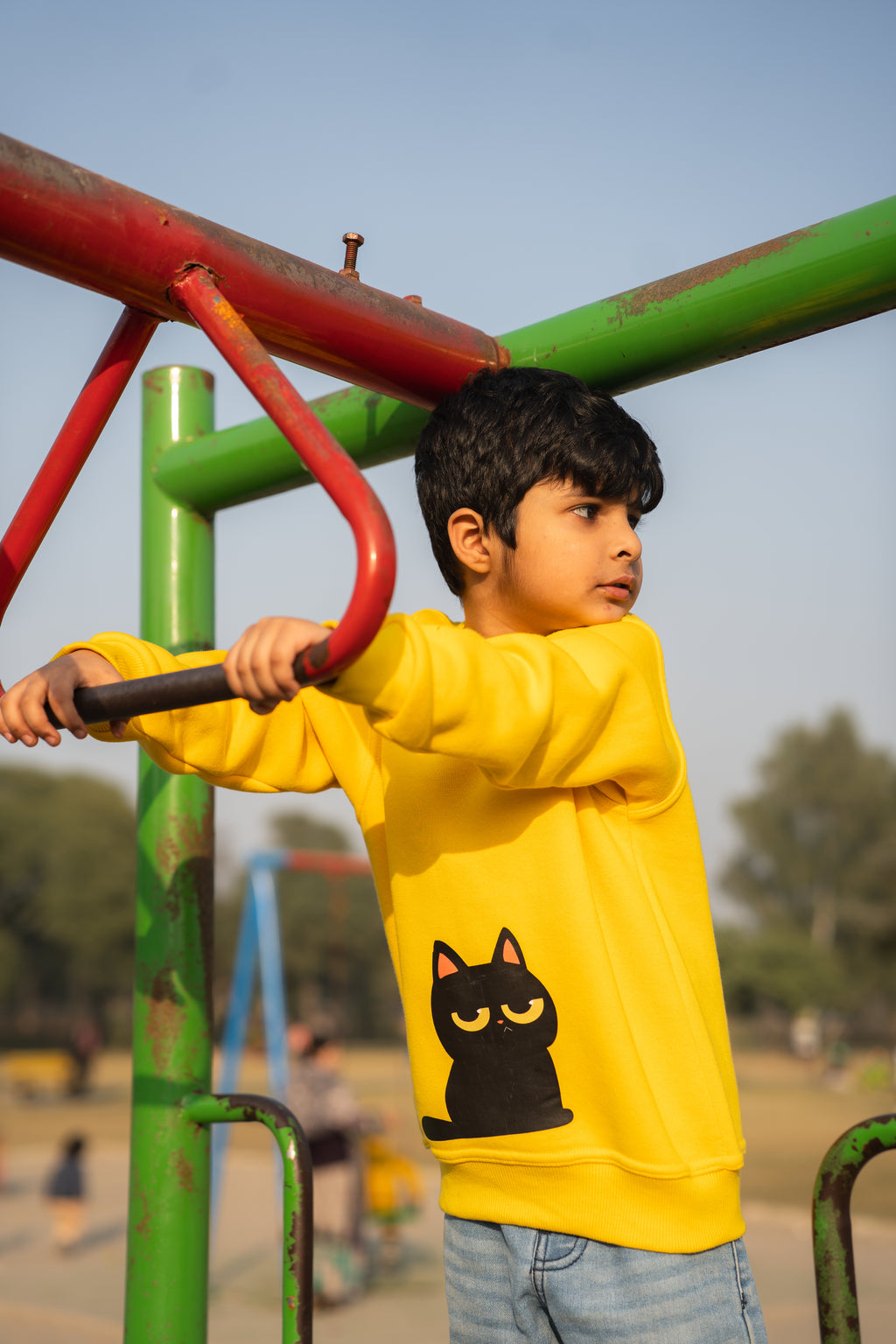Premium Cotton Fleece Kids Silly Energy Sweatshirt