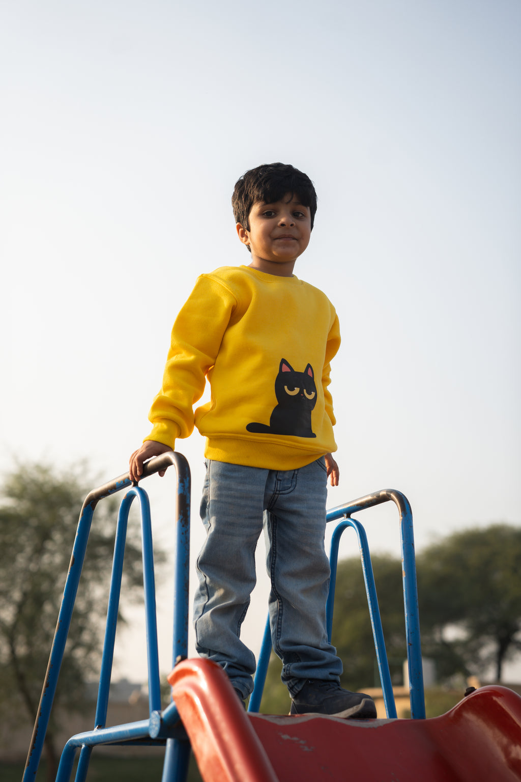 Premium Cotton Fleece Kids Silly Energy Sweatshirt