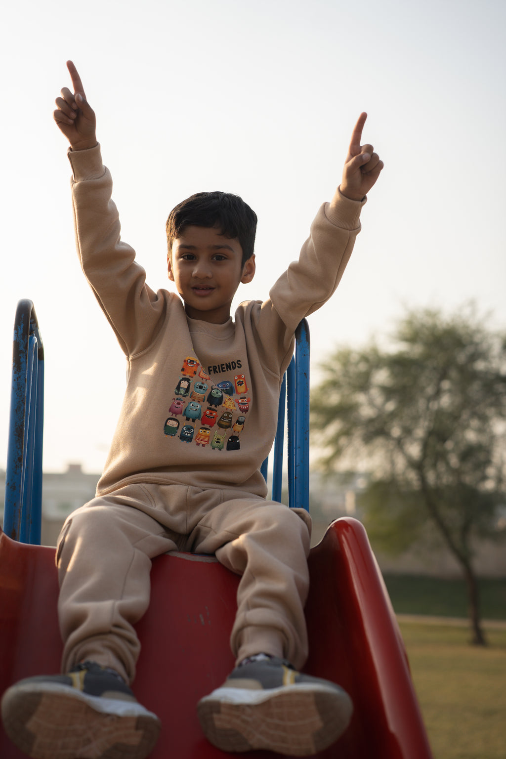 Soft Unisex Kids Crewneck Set