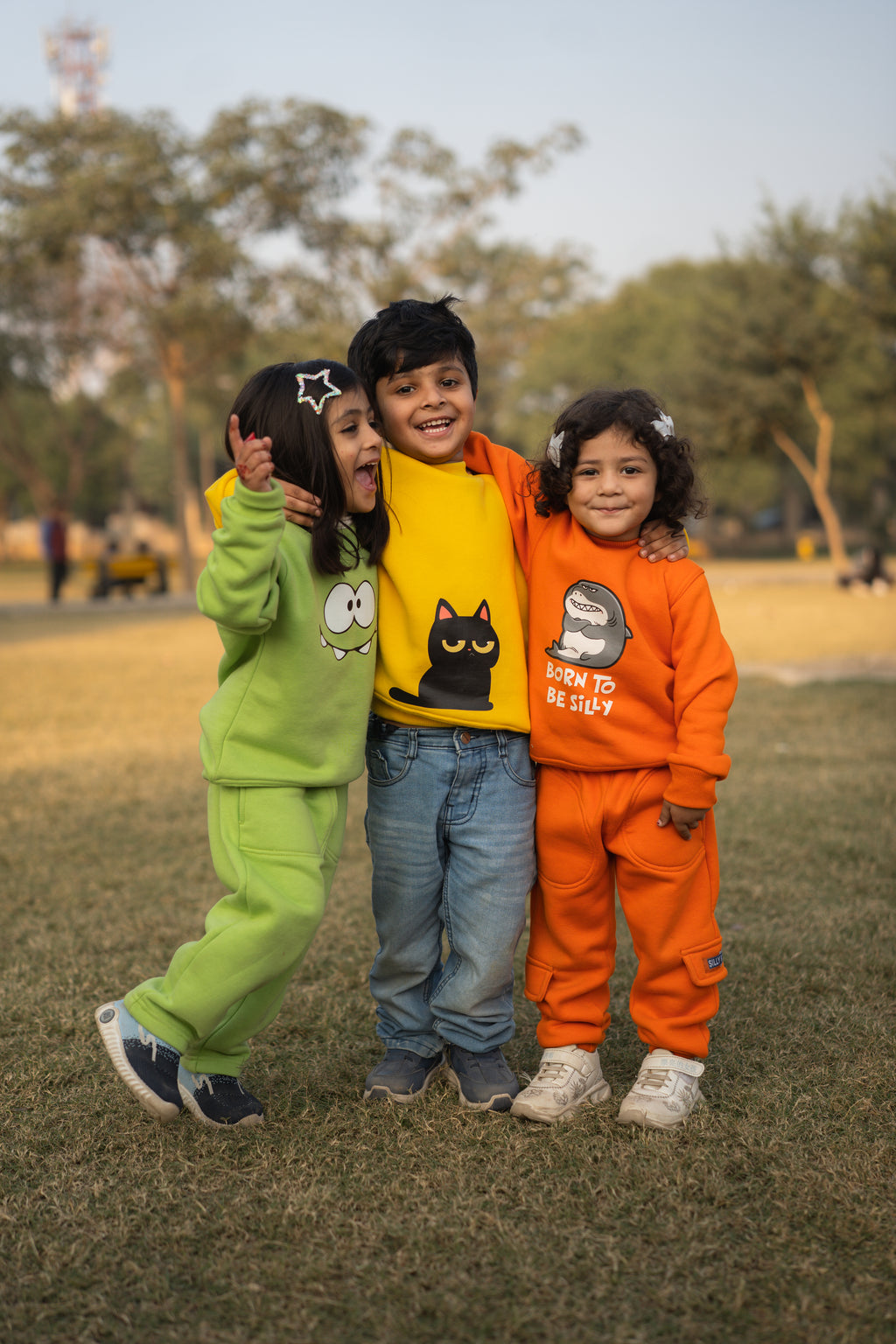 "Born to Be Silly" Soft & Comfortable Unisex Sweat Suit