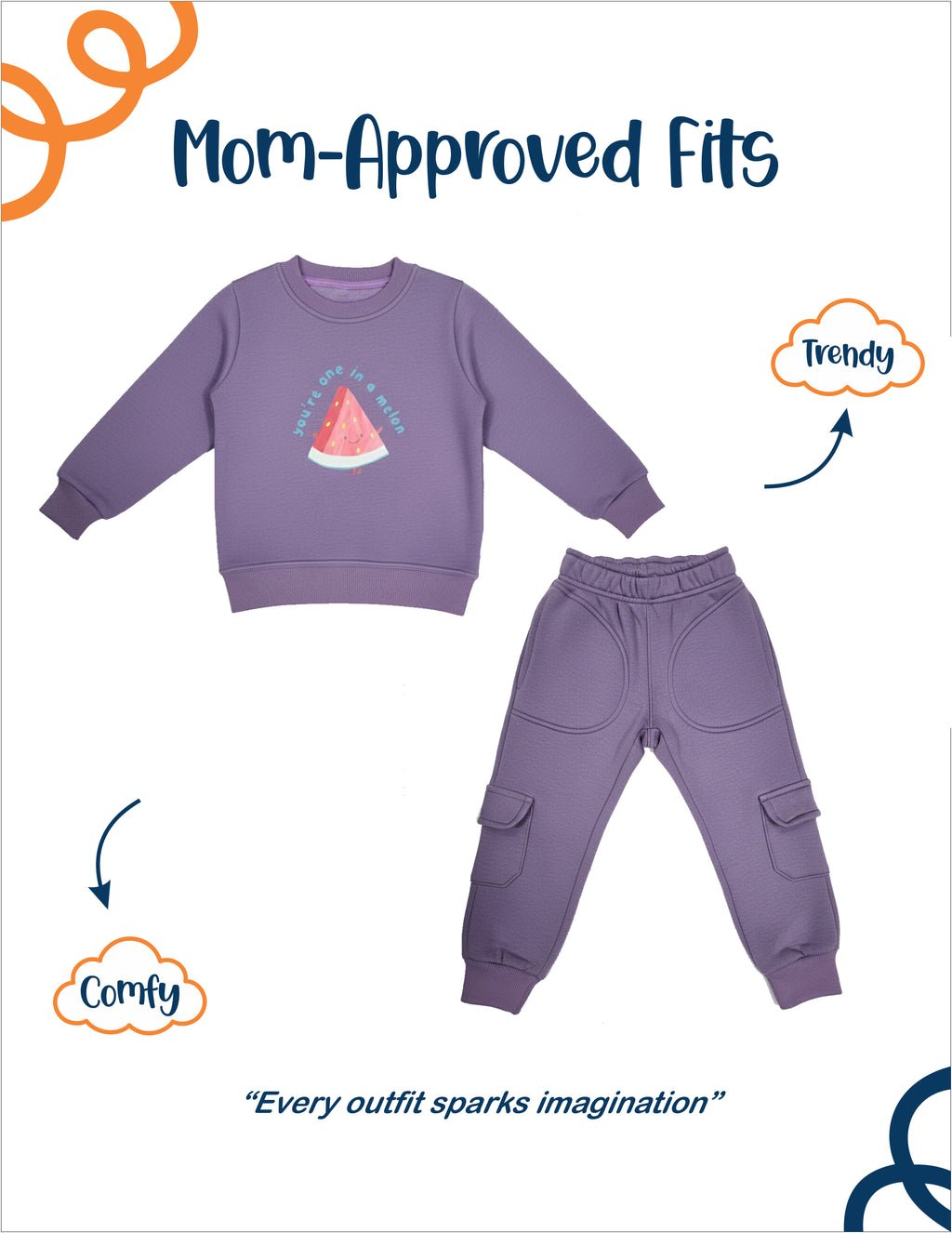 Extra Soft Sweat Suit For Your Mini Ones