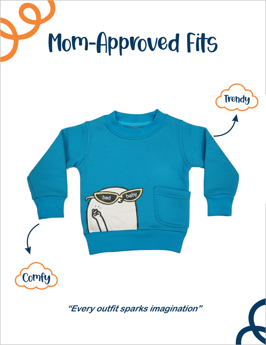 Bad Baby's Premium Soft Unisex Sweatshirt