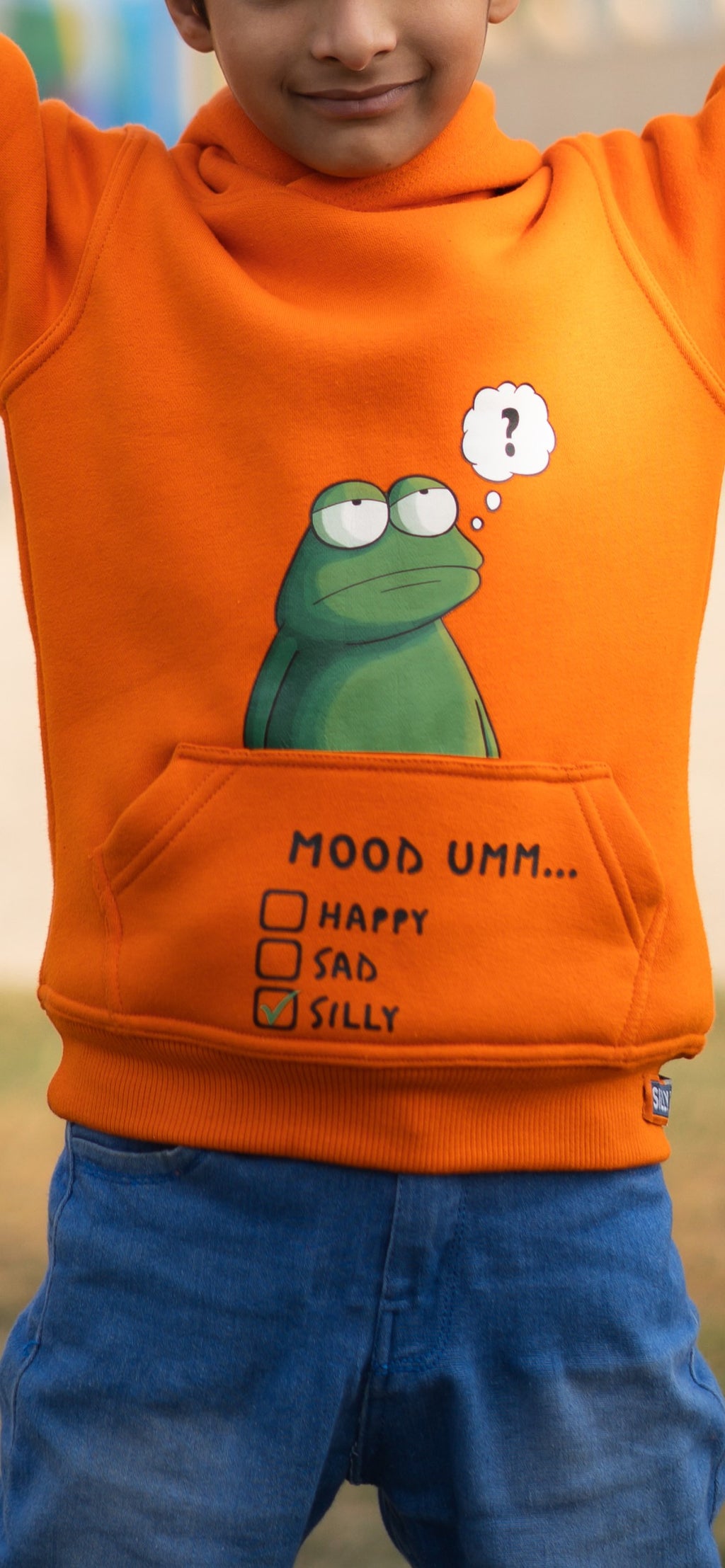 The Silly Mood Unisex Hoodie For Little Ones
